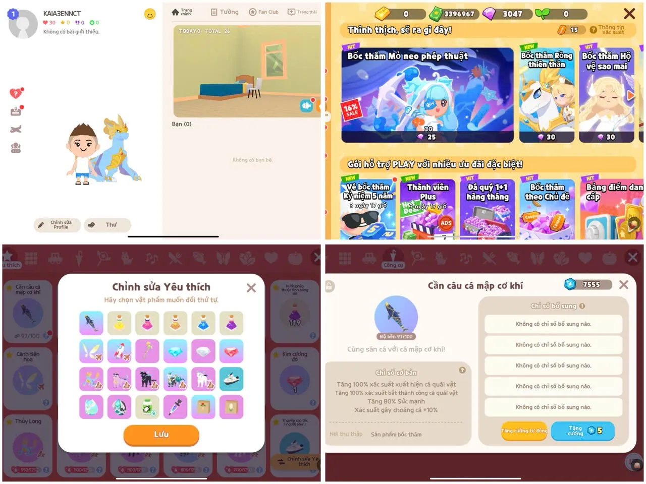 ZING ID TRẮNG THÔNG TIN 